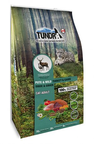 Tundra kattfoder kalkon & vilt 6,8 kg