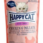 HappyCat portionspåse Junior, kyckling & pollack