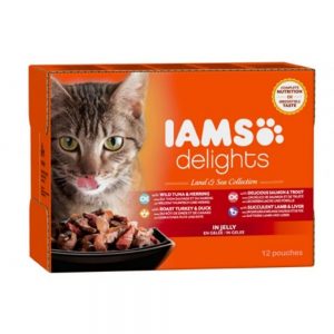 Iams Delights in jelly Multipack Land & Sea