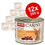 Animonda Carny Kitten 12 x 200 g Nötkött, kyckling & kanin