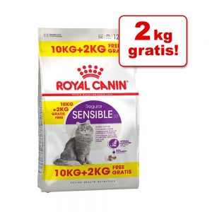 10 + 2 kg på köpet! 12 kg Royal Canin kattfoder - Sensible 33 (10 kg + 2 kg på köpet!)