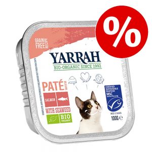 12 x 100 g Yarrah Bio Paté / Chunks till sparpris! - Paté: Eko-nötkött med eko-cikoria