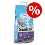 16 l Sanicat kattströ till sparpris! - 7 Days Aloe Vera (4 x 4l)