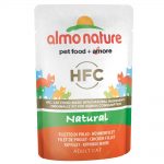 Almo Nature HFC Pouch 6 x 55 g - 3 sorters kyckling