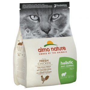 Almo Nature Holistic Anti Hairball Chicken & Rice - Ekonomipack: 2 x 2 kg
