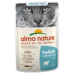 Almo Nature Holistic Urinary Help portionspåse - 24 x 70 g med fisk