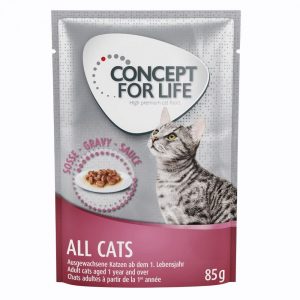 Concept for Life All Cats - i sås - 48 x 85 g