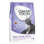 Concept for Life Mum & Young Kittens - Ekonomipack: 2 x 10 kg