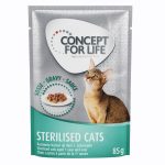Concept for Life Sterilised Cats - i sås - 24 x 85 g