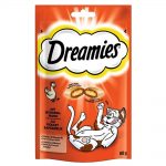 Dreamies Cat Treats 60 g - Blandpack: Kyckling & Fisk (6 x 60 g)
