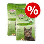 Ekonomipack: 2 x 10 kg Porta 21 torrfoder för katter - Feline Finest Adult Cat