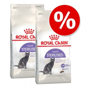 Ekonomipack: 2 x Royal Canin kattfoder till lågpris - Indoor 27 (2 x 10 kg)