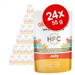 Ekonomipack: Almo Nature HFC Jelly Pouch 24 x 55 g Tonfisk & skarpsill
