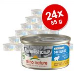 Ekonomipack: Almo Nature Holistic Specialised Nutrition 24 x 85 g - Digestive Help med sjötunga