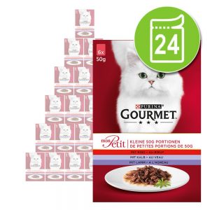 Ekonomipack: Gourmet Mon Petit 24 x 50 g - Kött