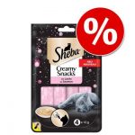 Ekonomipack: Sheba Creamy Snacks 16 / 18 x 12 g - Lax 16 x 12 g