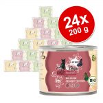 Ekonomipack: catz finefood Bio 24 x 200 g - No. 503 Kyckling