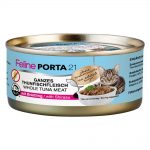 Feline Porta 21 6 x 156 g - Tonfisk med nötkött - spannmålsfritt