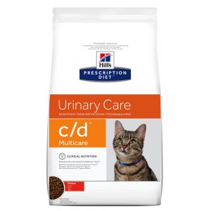 Hill's Prescription Diet Feline c/d Urinary Care Multicare med kyckling - 10 kg