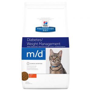Hill's Prescription Diet Feline m/d Diabetes/Weight Management - Ekonomipack: 2 x 5 kg
