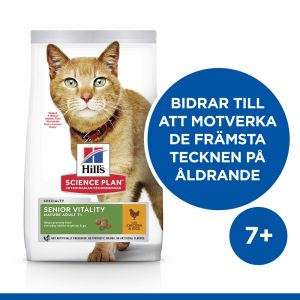 Hill's Science Plan Cat Mature Adult 7+ Senior Vitality Chicken & Rice (7 kg)