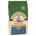 James Wellbeloved Adult Cat Indoor Turkey - Ekonomipack: 2 x 4 kg