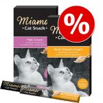 Miamor Cat Snack Malt Cream + Multivitamin Cream - 12 x 15 g