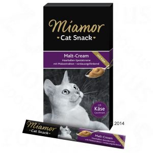 Miamor Cat Snack Malt Cream & Cheese - 6 x 15 g