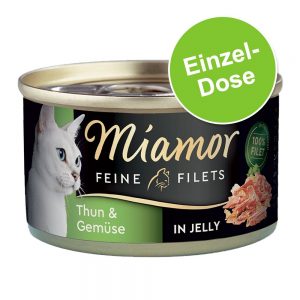 Miamor Fine Filets 1 x 100 g - Ljus tonfisk & räkor i gelé