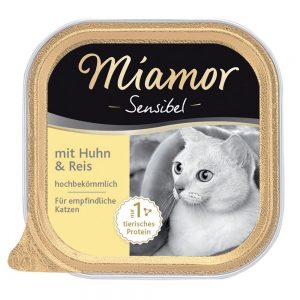 Miamor Sensibel 6 x 100 g - Kalkon & pasta