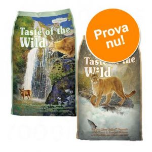 Provpack: Taste of the Wild 2 x 2 kg - Rocky Mountain och Canyon River