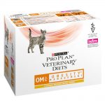 Purina Pro Plan Veterinary Diets Feline OM ST/OX - Obesity Management - 10 x 85 g