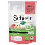 Schesir Bio Pouch 6 x 85 g - Sterilized eko nötkött & eko kyckling med eko morötter