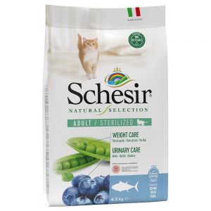 Schesir Natural Selection Adult Sterilized med tonfisk - 4,5 kg