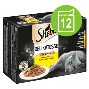 Sheba 12 x 85 g portionspåsar - Delicatesse in Jelly Fjäderfä
