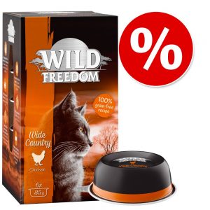 Sparpris! Wild Freedom Adult portionsform 6 x 85 g - Wide Country - Kyckling