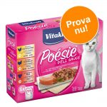 Vitakraft Poésie DéliSauce Pouch blandpack 6 x 85 g - Kött-Mix
